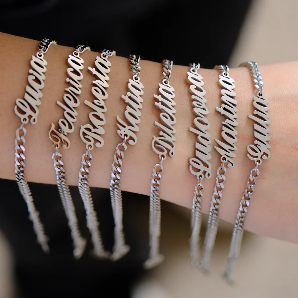 Bracciale Essenziale Nome Personalizzato