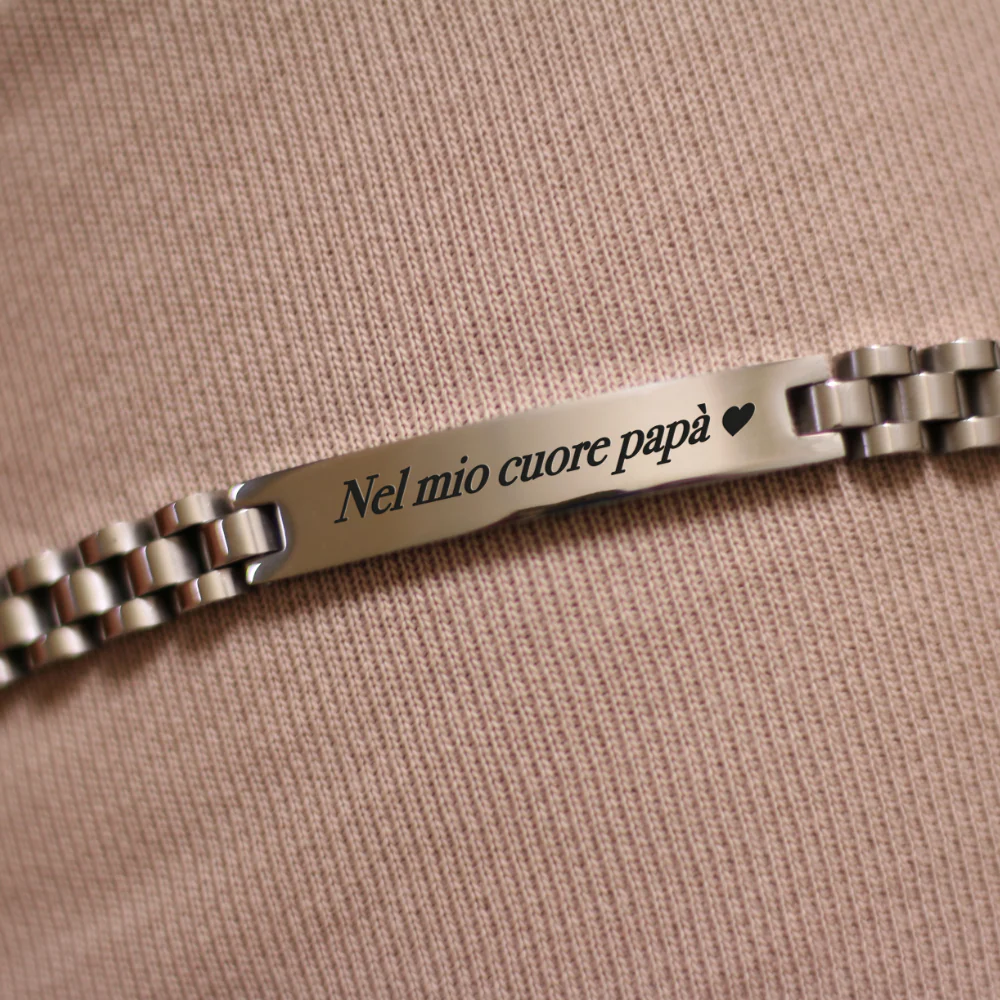 Bracciale Personalizzato Maglia Orologio Luxury - Image 3