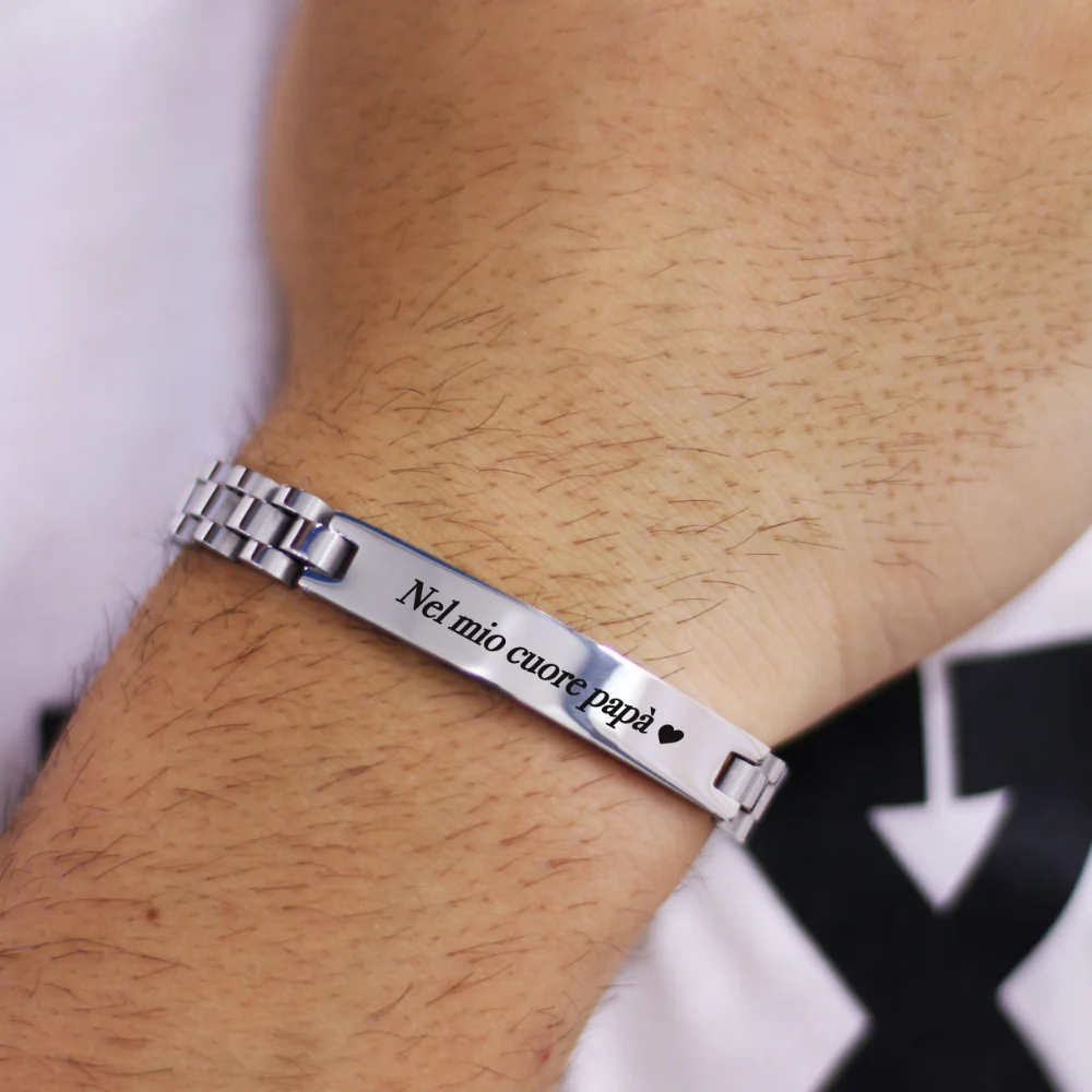 Bracciale Personalizzato Maglia Orologio Luxury - Image 4