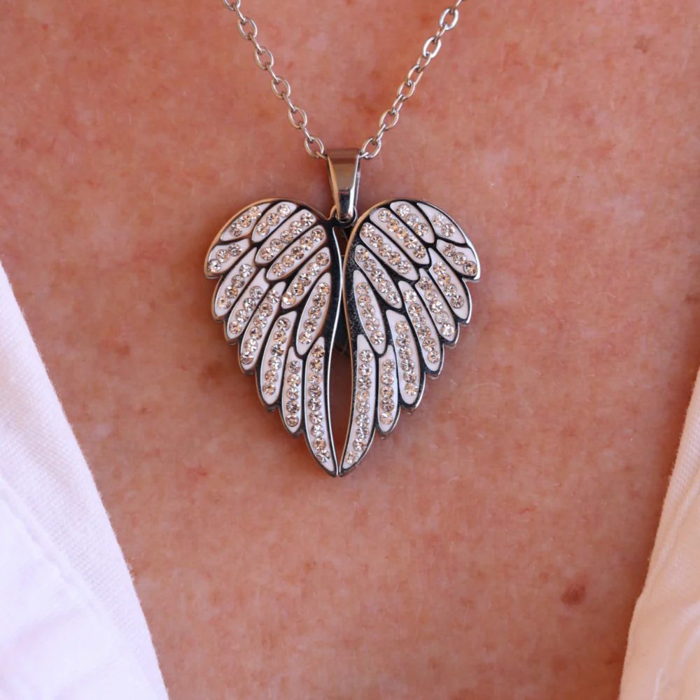 Collana Angelo Mio Con Foto Personalizzata - Image 2