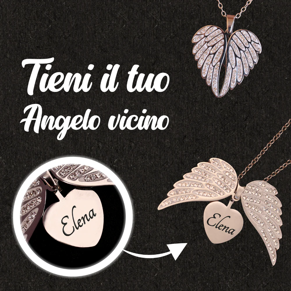 Collana Angelo Mio Con Incisione Personalizzata - Image 4