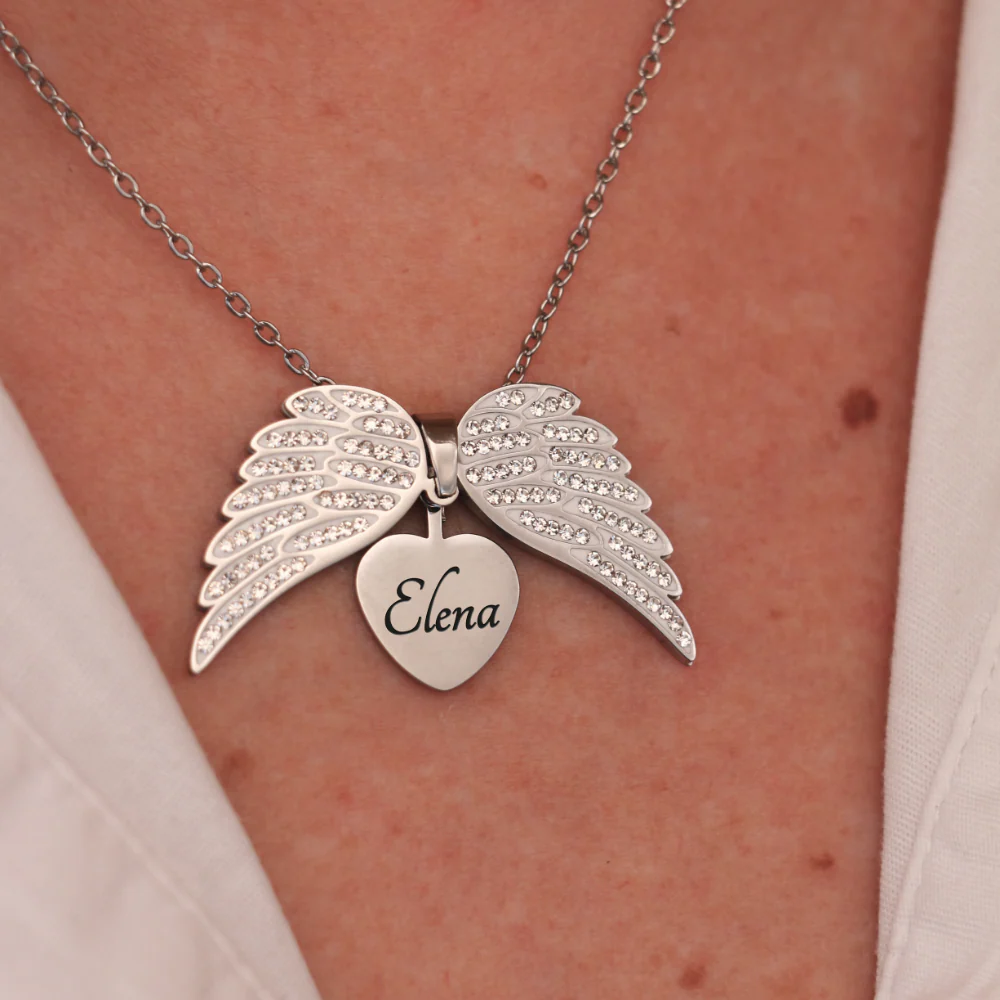Collana Angelo Mio Con Incisione Personalizzata - Image 5