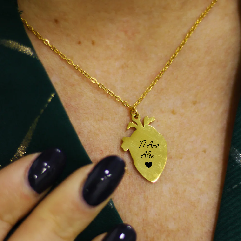 Collana Cuore Anatomico Personalizzata - Image 6