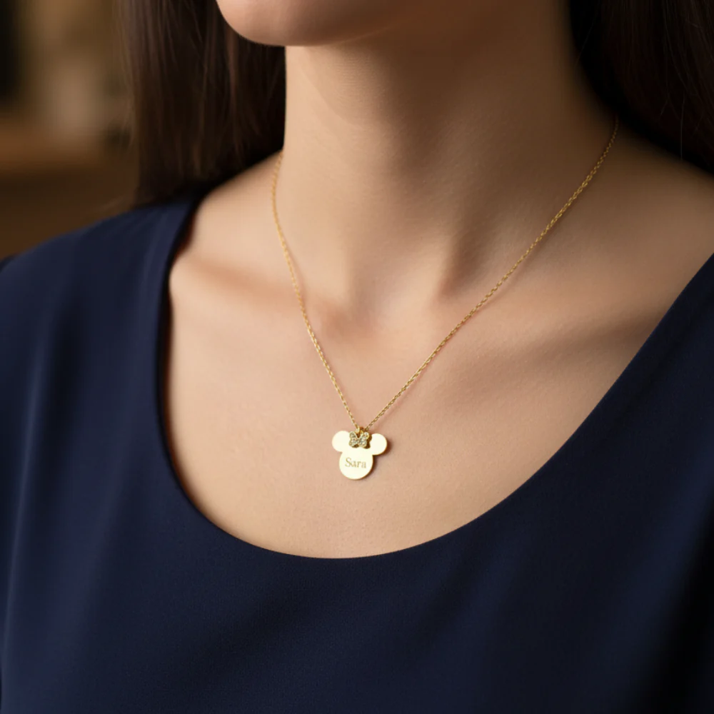 Collana Tema Minnie Personalizzata - Image 4
