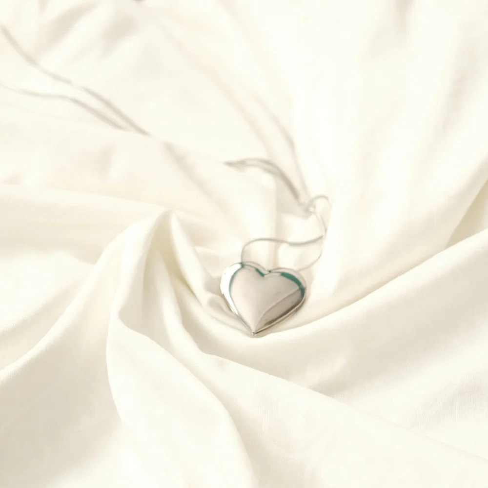 Collana Cuore Foto Stampata Personalizzata - Image 2
