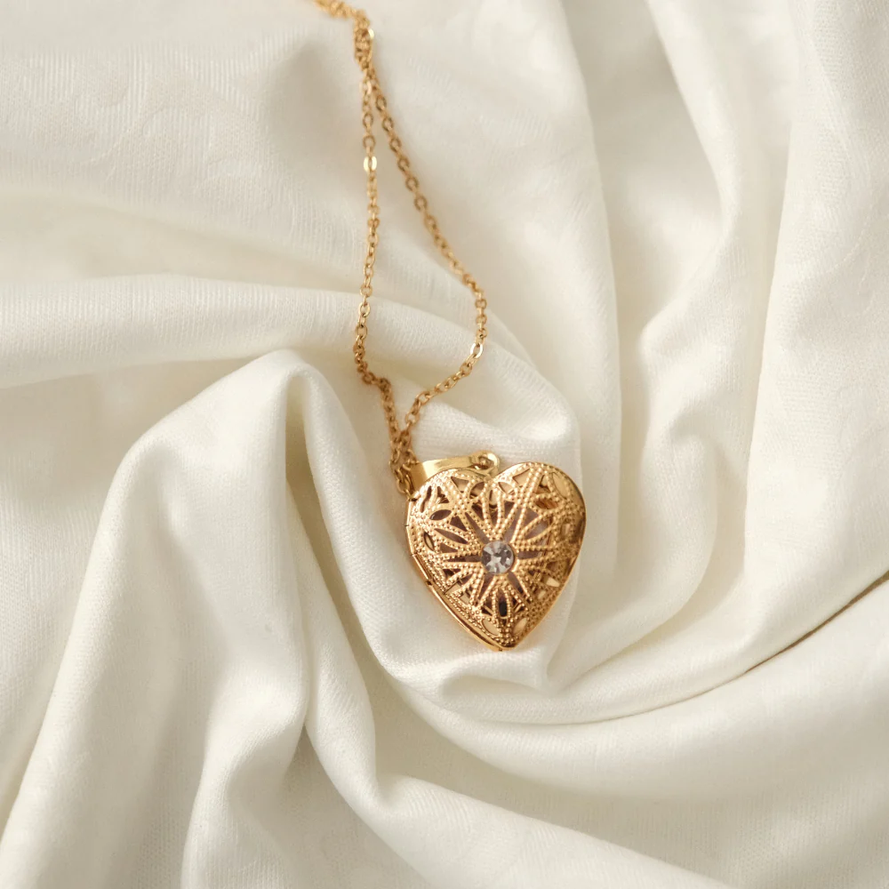 Collana Cuore Piccolo Foto Stampata Personalizzata - Image 2