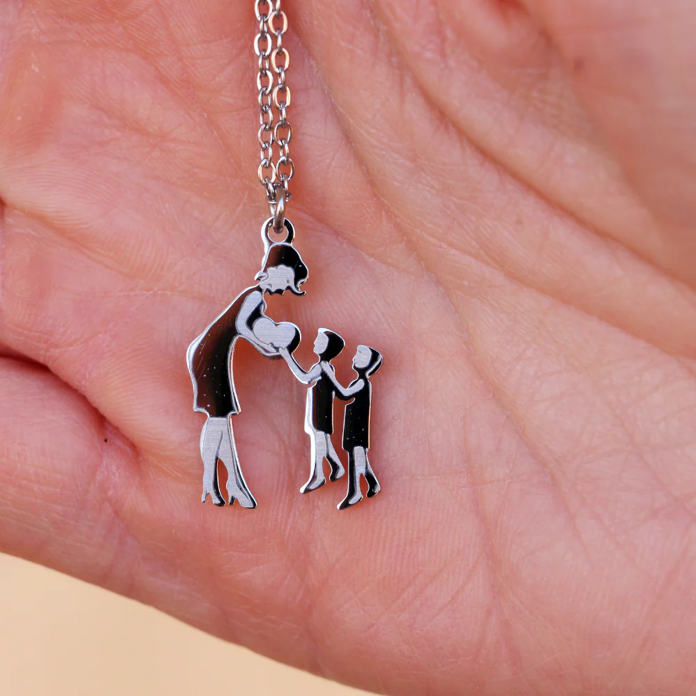 Collana Dono D'Amore "Mamma e Figli" - Image 4