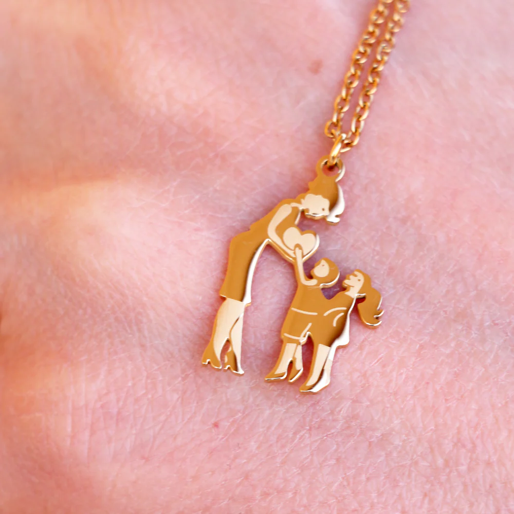 Collana Dono D'Amore "Mamma e Figli" - Image 5