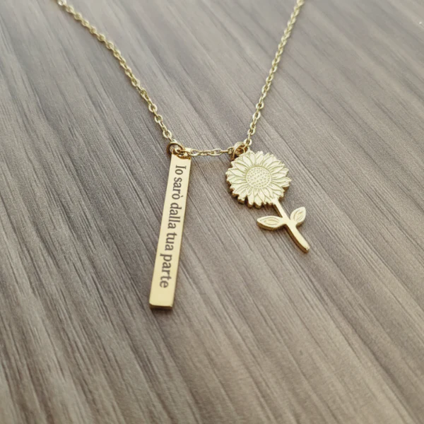 Collana Girasole Frase - Image 3