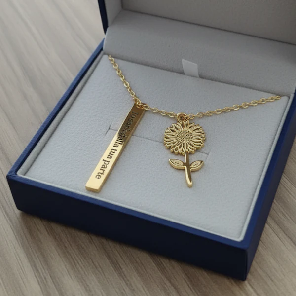 Collana Girasole Frase - Image 5