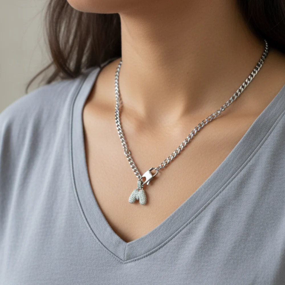 Collana Glamour Lettera Personalizzata - Image 5