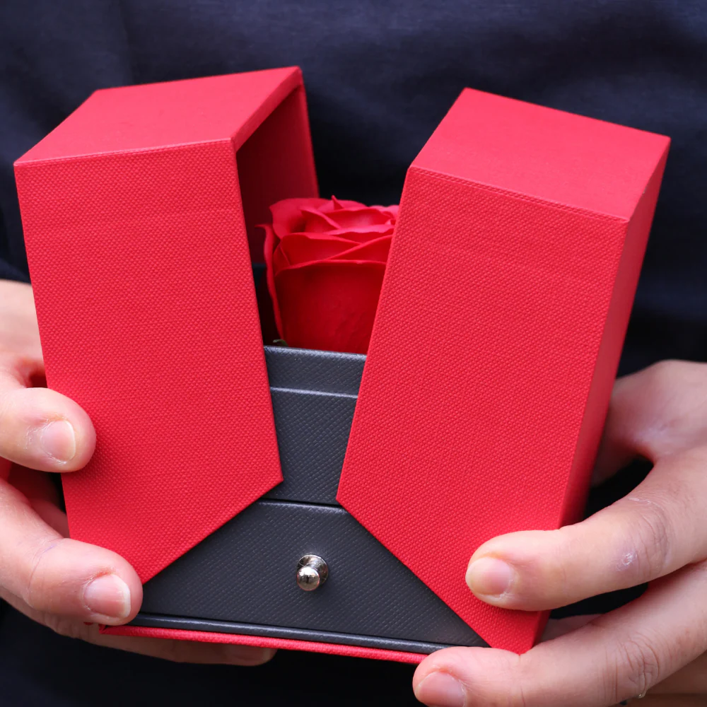 Collana Nodo Infinito (2 Catenine) - Confezione Regalo Con Rosa - Image 11