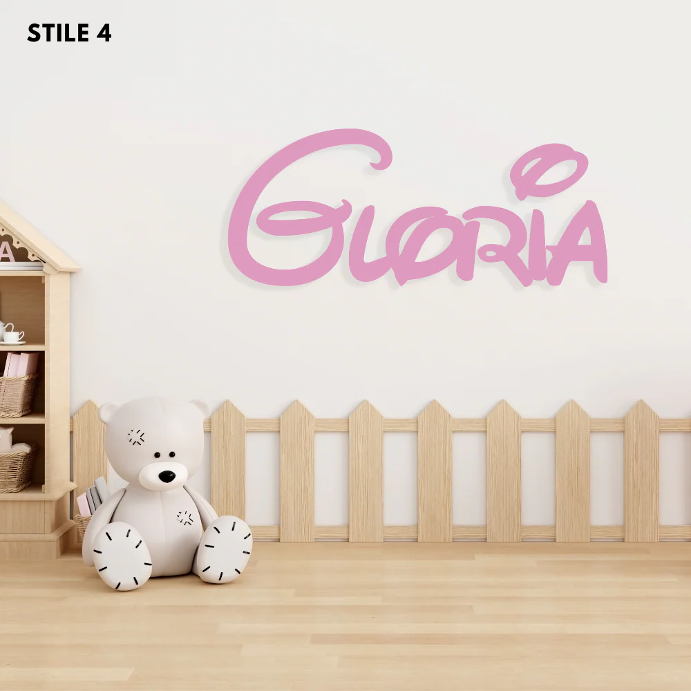 Decoro A Parete Fiabe Nome Personalizzato Bambini - Image 14