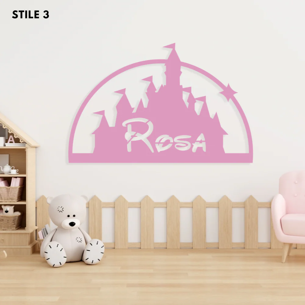 Decoro A Parete Fiabe Nome Personalizzato Bambini - Image 15