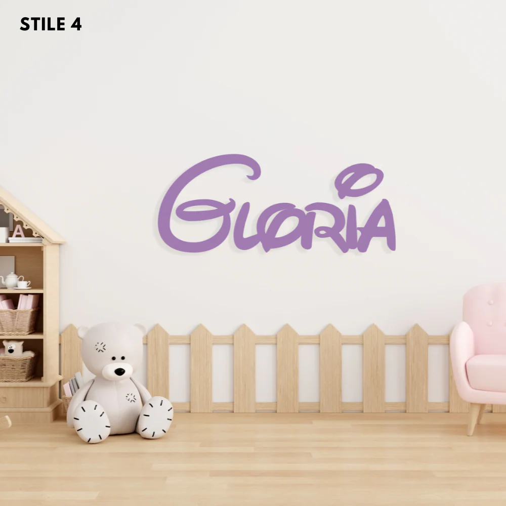 Decoro A Parete Fiabe Nome Personalizzato Bambini - Image 16