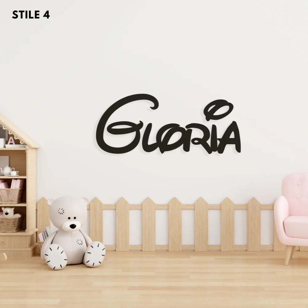 Decoro A Parete Fiabe Nome Personalizzato Bambini - Image 18