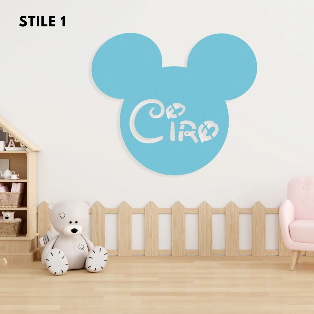 Decoro A Parete Fiabe Nome Personalizzato Bambini - Image 3