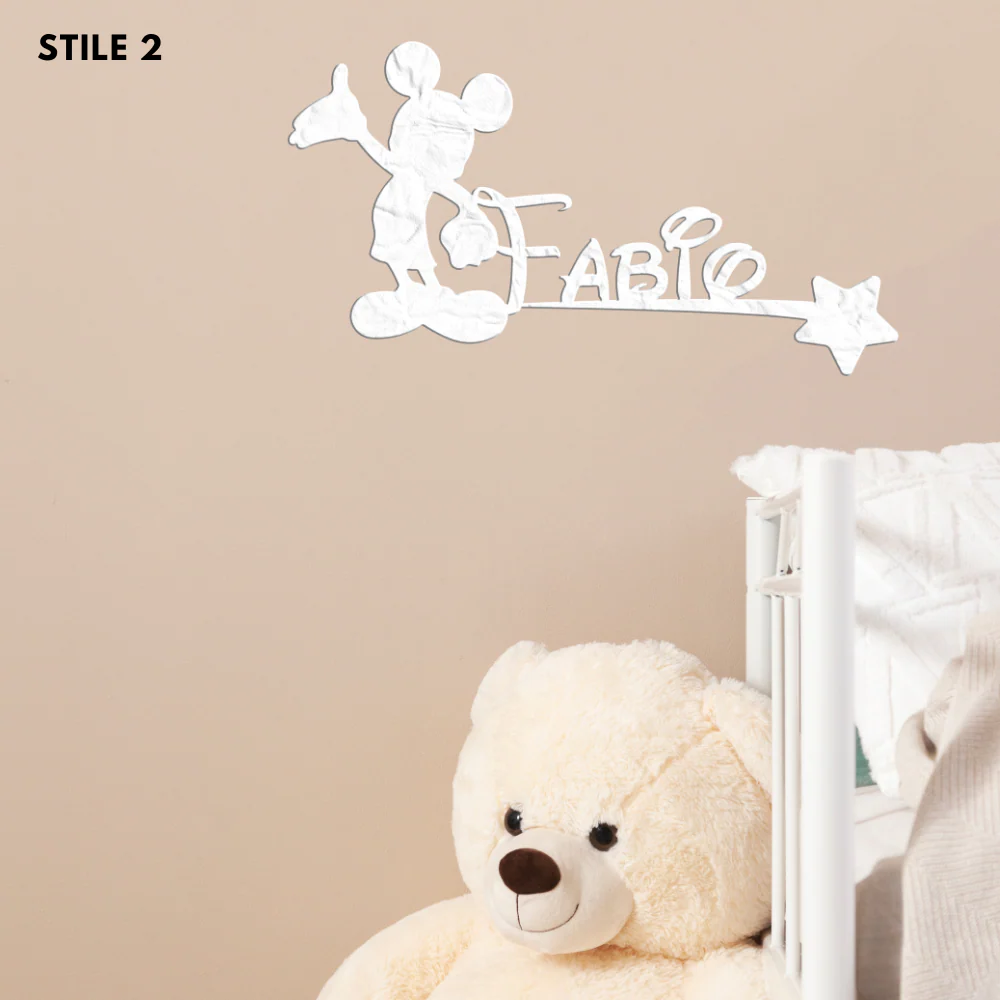 Decoro A Parete Fiabe Nome Personalizzato Bambini - Image 6