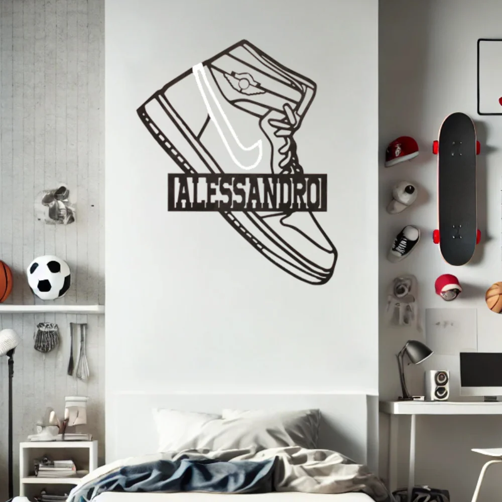 Decoro Jordan Personalizzato In Legno A Parete - Image 3