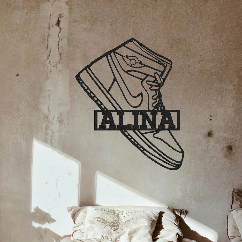 Decoro Jordan Personalizzato In Legno A Parete - Image 5