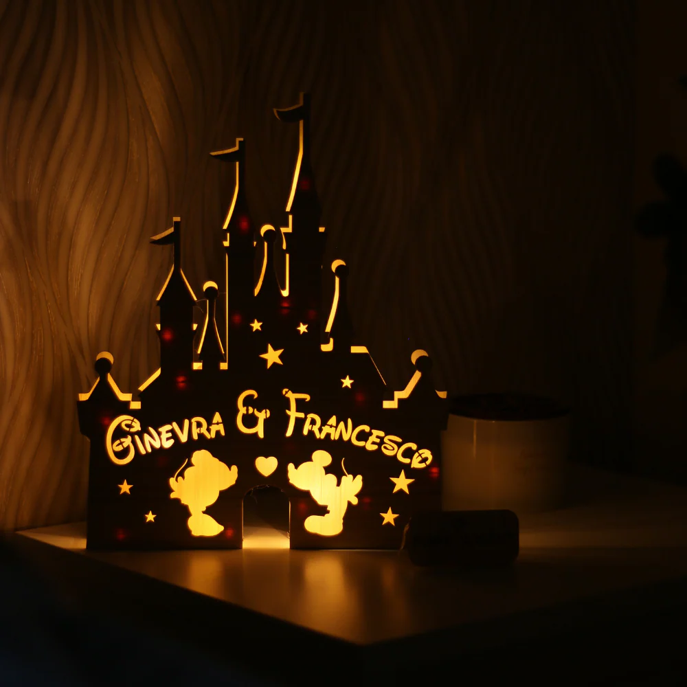 Lampada Castello Fiaba Personalizzata - Image 3