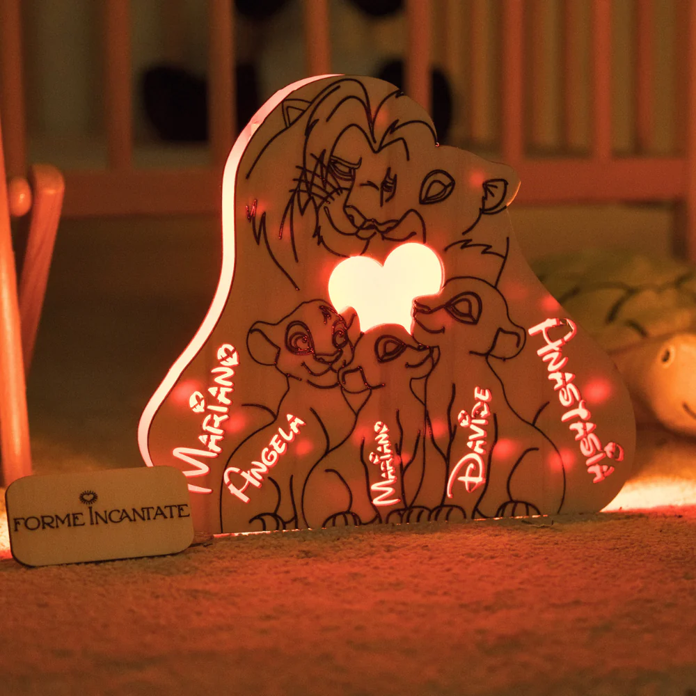 Lampada Cuor Di Leone con Nome Personalizzato - Image 4