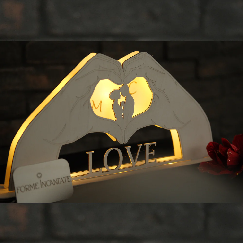 Lampada Promessa D'Amore Personalizzata - Image 3