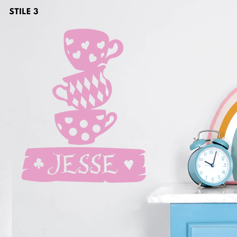 Nome Alice In Wonderland Personalizzato In Legno - Image 3