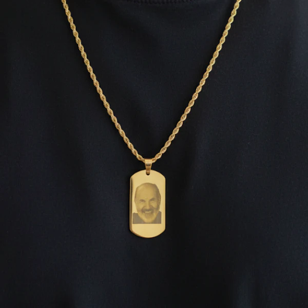 Collana Memory Foto Incisa - Image 3