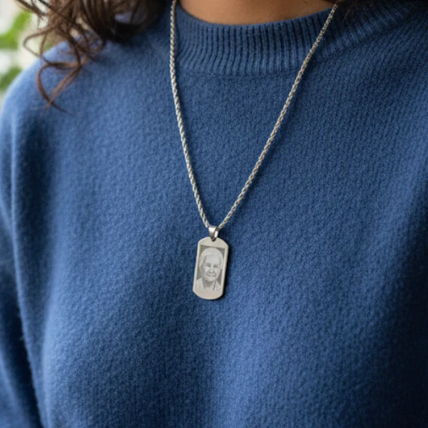 Collana Memory Foto Incisa - Image 4