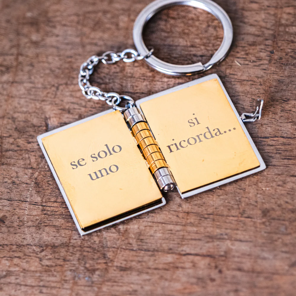 Portachiavi/Collana Book ~ Frase Silente (La Felcità la si può trovare...) HP - Image 6