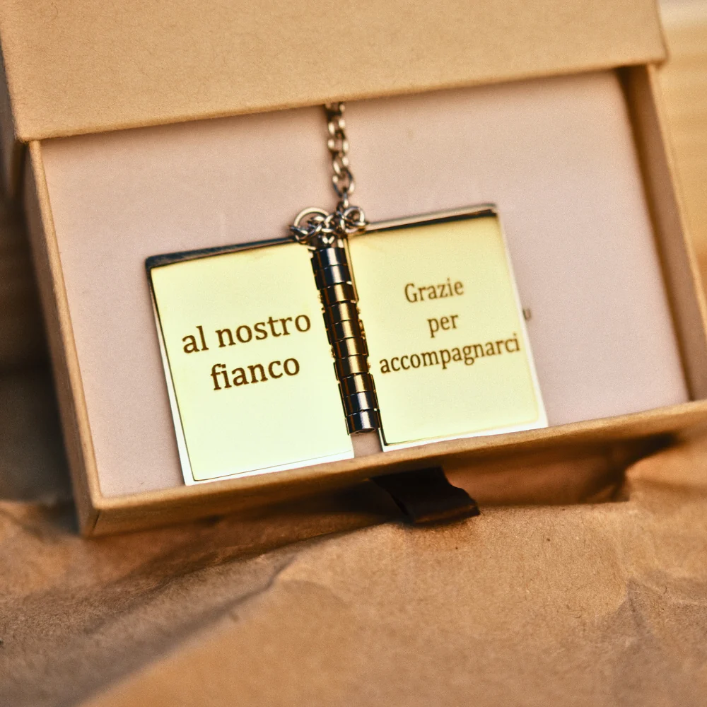 Portachiavi/Collana Book ~ Da sempre per sempre... - Image 3