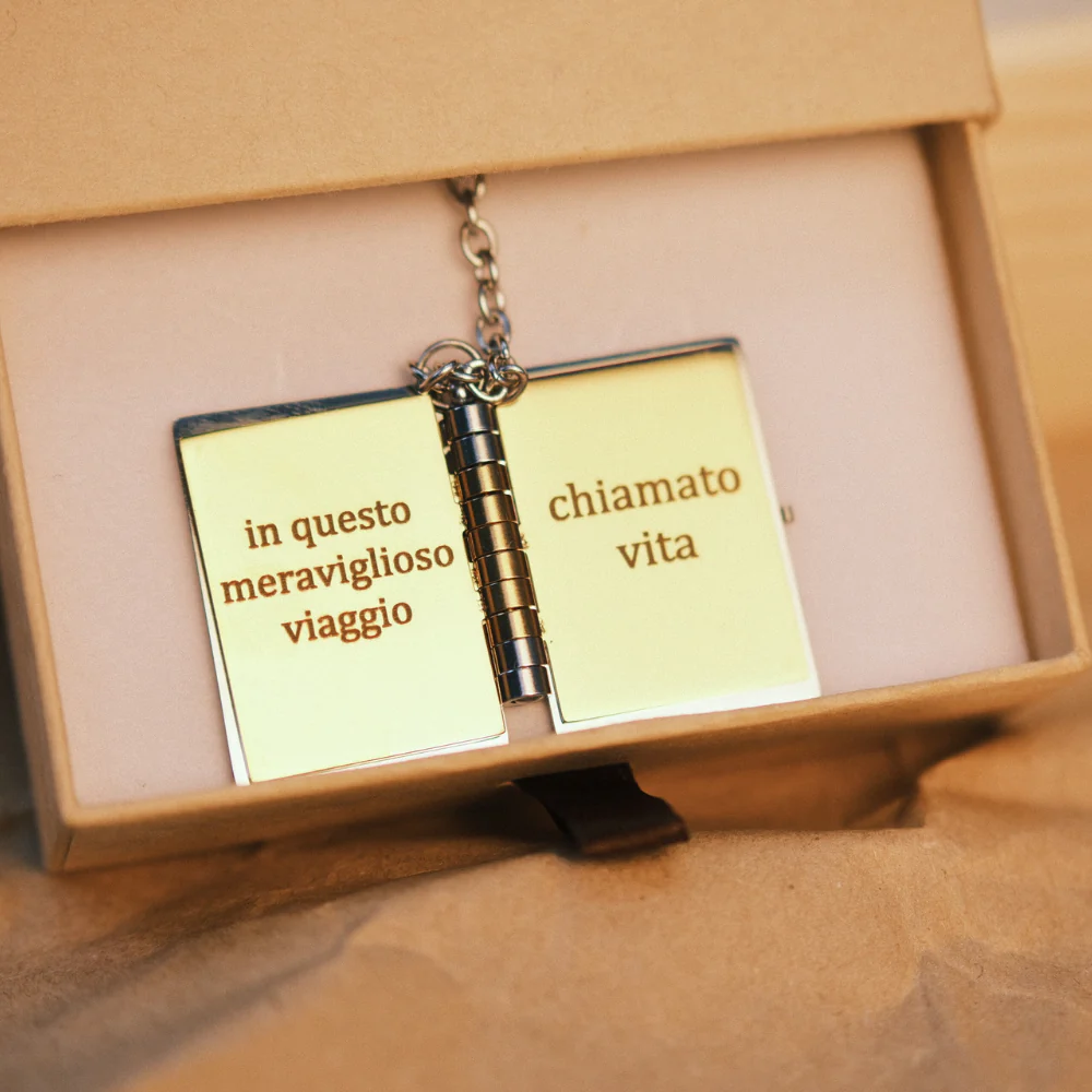 Portachiavi/Collana Book ~ Da sempre per sempre... - Image 4