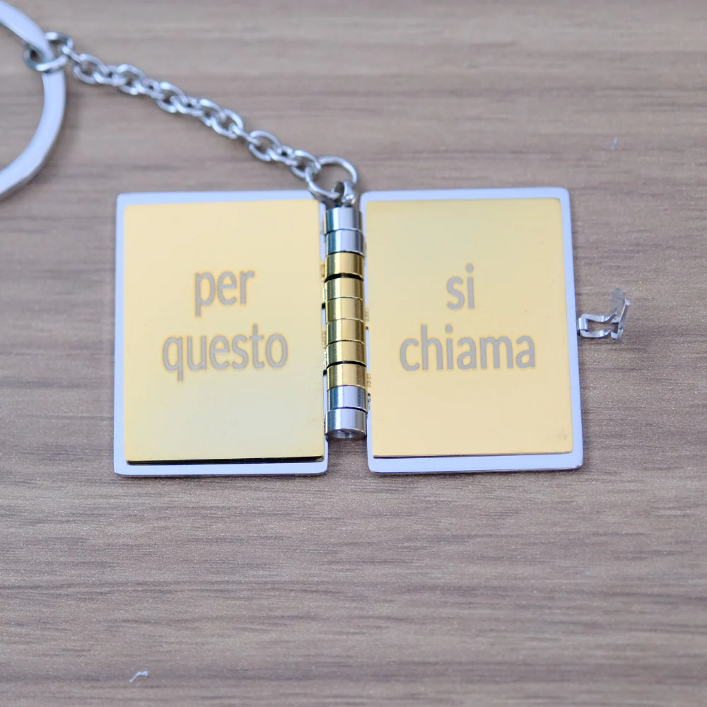 Portachiavi/Collana Book ~ Frase Kung Fu Panda (Ieri è storia, domani è un mistero...) - Image 4