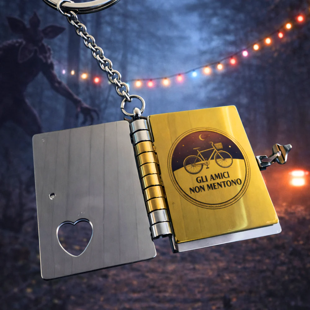 Stranger Things Fan Art ~ Portachiavi/Collana Book - Image 2